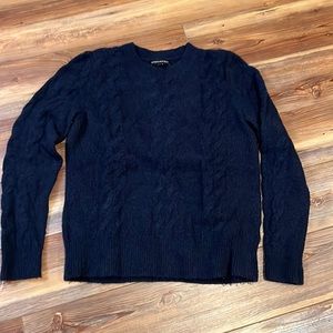 Navy Banana Republic cable sweater. Women’s medium.